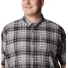 imageColumbia Mens Under Exposure Yarn Dye Short Sleeve ShirtCity Grey Madras Gingham