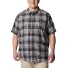 imageColumbia Mens Under Exposure Yarn Dye Short Sleeve ShirtCity Grey Madras Gingham