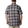imageColumbia Mens Under Exposure Yarn Dye Short Sleeve ShirtCity Grey Madras Gingham