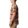 imageColumbia Mens Under Exposure Yarn Dye Short Sleeve ShirtRed Lodge Madras