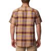 imageColumbia Mens Under Exposure Yarn Dye Short Sleeve ShirtRed Lodge Madras