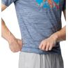 imageColumbia Mens Zero Rules Short Sleeve Graphic ShirtCarbon HeatherFractal Peaks Graphic