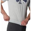 imageColumbia Mens Zero Rules Short Sleeve Graphic ShirtColumbia Grey HeatherFractal Peaks Grx