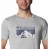 imageColumbia Mens Zero Rules Short Sleeve Graphic ShirtColumbia Grey HeatherFractal Peaks Grx