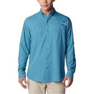 imageColumbia Mens PFG Tamiami II UPF 40 Long Sleeve Fishing ShirtCanyon Blue