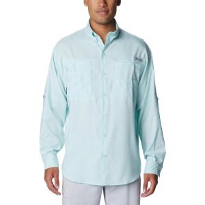 imageColumbia Mens PFG Tamiami II UPF 40 Long Sleeve Fishing ShirtIcy Morn
