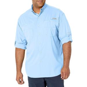 imageColumbia Mens PFG Tamiami II UPF 40 Long Sleeve Fishing ShirtSail  Legacy