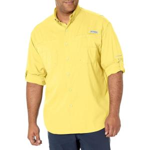 imageColumbia Mens PFG Tamiami II UPF 40 Long Sleeve Fishing ShirtSun Glow