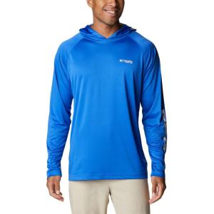 imageColumbia Mens Terminal TackkleHoodieBlue MacawWhite Logo