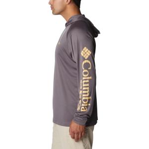imageColumbia Mens Terminal TackkleHoodieCity GreyCocoa Butter Logo