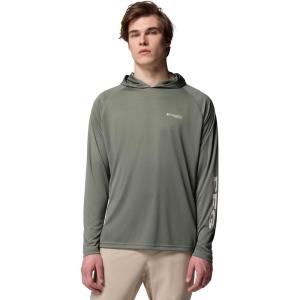 imageColumbia Mens Terminal TackkleHoodieCypressDark Stone Logo