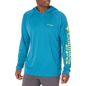 imageColumbia Mens Terminal TackkleHoodieDeep MarineLaser Lemon Logo