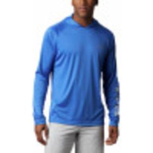 imageColumbia Mens Terminal TackkleHoodieVivid BlueCool Grey Logo