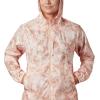 imageColumbia Womens Flash Forward Printed WindbreakerPeach Cloud Rubbed Texture
