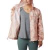 imageColumbia Womens Flash Forward Printed WindbreakerPeach Cloud Rubbed Texture