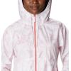 imageColumbia Womens Flash Forward Printed WindbreakerWhite Art Bouquet Print Tonal