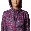 imageColumbia Womens Flash Forward Printed WindbreakerWild Fuchsia Dotty Disguise Print