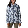 Nocturnal Lakeshore Floral Print