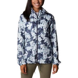 imageColumbia Womens Flash Forward Printed WindbreakerNocturnal Lakeshore Floral Print