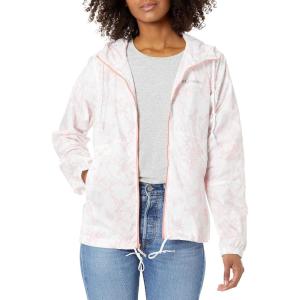 imageColumbia Womens Flash Forward Printed WindbreakerWhite Art Bouquet Print Tonal