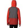 imageColumbia Mens Rain Scape JacketCity GreyWildfireCarnelian Red