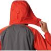 imageColumbia Mens Rain Scape JacketCity GreyWildfireCarnelian Red