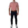 imageColumbia Golf Mens OmniWick Stretch League Polo Large Cool GreyIntense Red