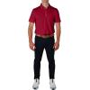 imageColumbia Mens Golf Drive Polo Shirt Omni Wick Performance Breathable Short SleeveGarnet