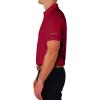 imageColumbia Mens Golf Drive Polo Shirt Omni Wick Performance Breathable Short SleeveGarnet
