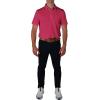 imageColumbia Mens Golf Drive Polo Shirt Omni Wick Performance Breathable Short SleevePink Ice