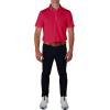 imageColumbia Mens Golf Drive Polo Shirt Omni Wick Performance Breathable Short SleeveRuby Red