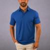 imageColumbia Mens Golf Drive Polo Shirt Omni Wick Performance Breathable Short SleeveSapphire