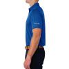 imageColumbia Mens Golf Drive Polo Shirt Omni Wick Performance Breathable Short SleeveSapphire