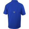 imageColumbia Mens Golf Flycaster Pocket Polo Shirt Omni Wick Breathable Short SleeveAzul