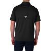 imageColumbia Mens Golf Flycaster Pocket Polo Shirt Omni Wick Breathable Short SleeveBlack