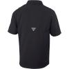 imageColumbia Mens Golf Flycaster Pocket Polo Shirt Omni Wick Breathable Short SleeveBlack