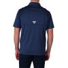 imageColumbia Mens Golf Flycaster Pocket Polo Shirt Omni Wick Breathable Short SleeveCollegiate Navy