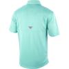 imageColumbia Mens Golf Flycaster Pocket Polo Shirt Omni Wick Breathable Short SleeveGulf Stream