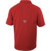 imageColumbia Mens Golf Flycaster Pocket Polo Shirt Omni Wick Breathable Short SleeveIntense Red
