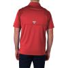 imageColumbia Mens Golf Flycaster Pocket Polo Shirt Omni Wick Breathable Short SleeveIntense Red