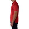 imageColumbia Mens Golf Flycaster Pocket Polo Shirt Omni Wick Breathable Short SleeveIntense Red