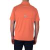 imageColumbia Mens Golf Flycaster Pocket Polo Shirt Omni Wick Breathable Short SleeveLychee