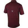 imageColumbia Mens Golf Flycaster Pocket Polo Shirt Omni Wick Breathable Short SleeveMaroon