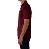 imageColumbia Mens Golf Flycaster Pocket Polo Shirt Omni Wick Breathable Short SleeveMaroon
