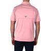 imageColumbia Mens Golf Flycaster Pocket Polo Shirt Omni Wick Breathable Short SleeveSorbet