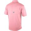 imageColumbia Mens Golf Flycaster Pocket Polo Shirt Omni Wick Breathable Short SleeveSorbet