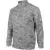 imageColumbia Golf Mens OmniWick Printed Wickhams Hills PulloverCamo Cool Grey