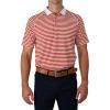 imageColumbia Golf Mens OmniWick Stretch League Polo Large Cool GreyIntense Red