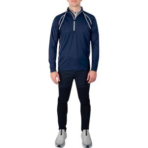 imageColumbia Golf Mens OmniHeat Range Session 14 Zip PulloverNavy