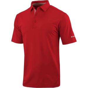 imageColumbia Golf Mens OmniWick Even Lie PoloIntense Red